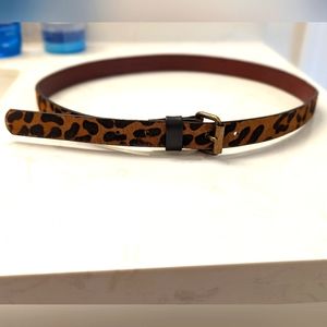 J.Crew Leopard Print Belt